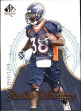 A9670- 2008 SP Authentic #104 Anthony Alridge RC /1399 SAMPLE