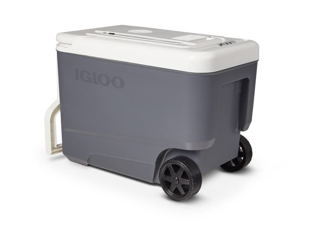 Igloo Thermoelectric Iceless 28-40 Qt Electric Plug-in 12V Coolers, 35 Qt Roller