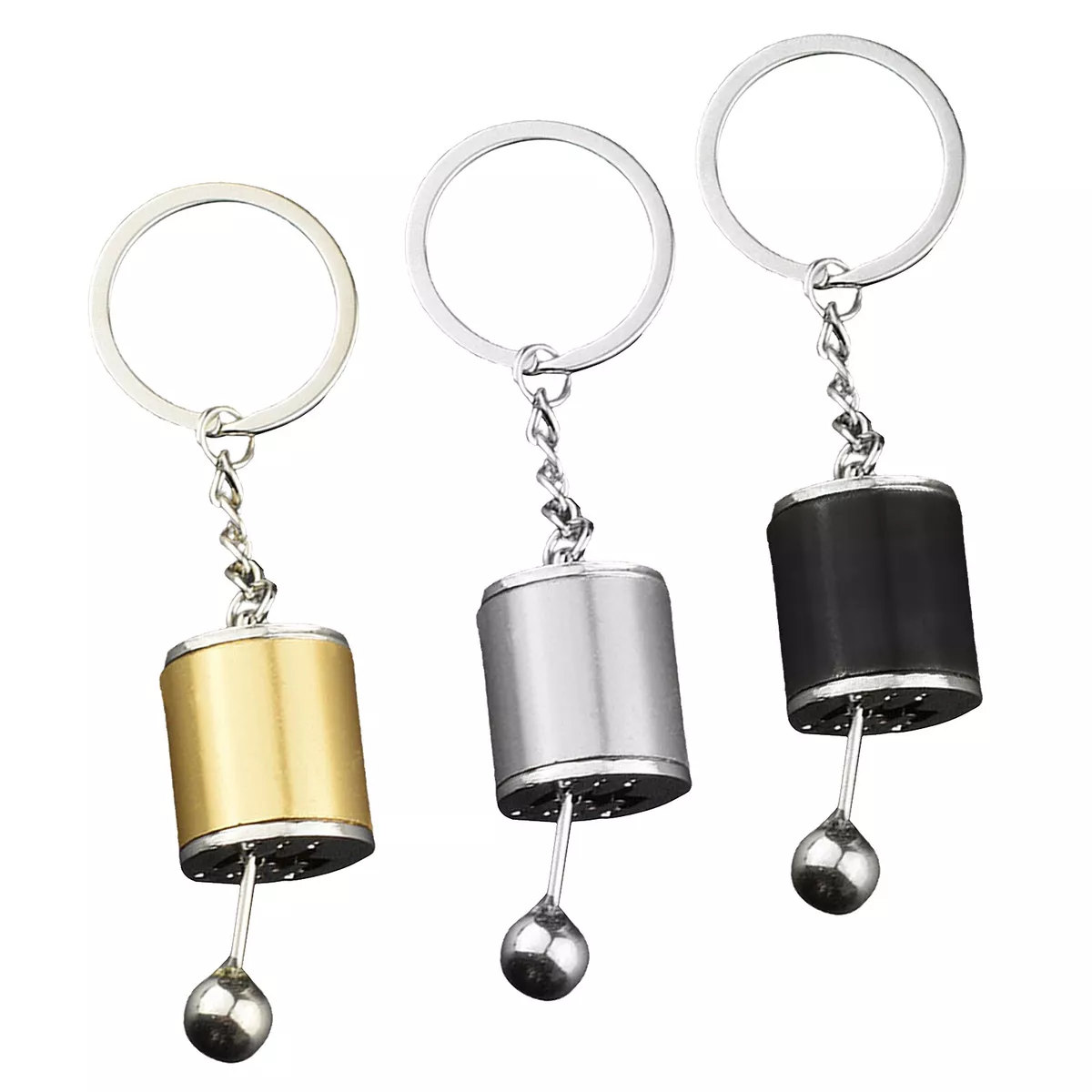 Six speed Manual Transmission Gear Gearshift Keychain Key Chain Keyring