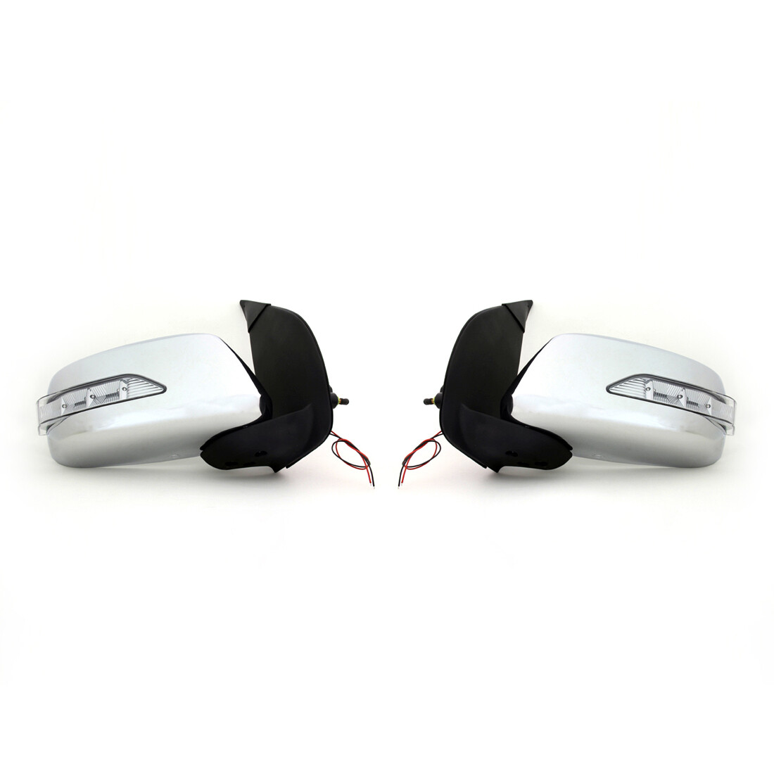 NISSAN D40 NAVARA PICKUP TRUCK DOOR MIRROR WITH LED LIGHT CHROME MANUAL