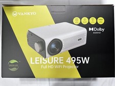 VANKYO Leisure 495W Native 1080P Mini Projector, Full HD 5G WiFi Video Projector