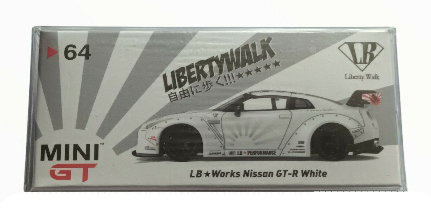 MINI-GT 1/64 LB-WORKS GT-R Type2 White – LTMOTORWERKS