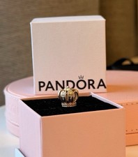 Original Pandora Charm Royale Krone 18 Diamanten Selten! Echt Gold 585 14K 