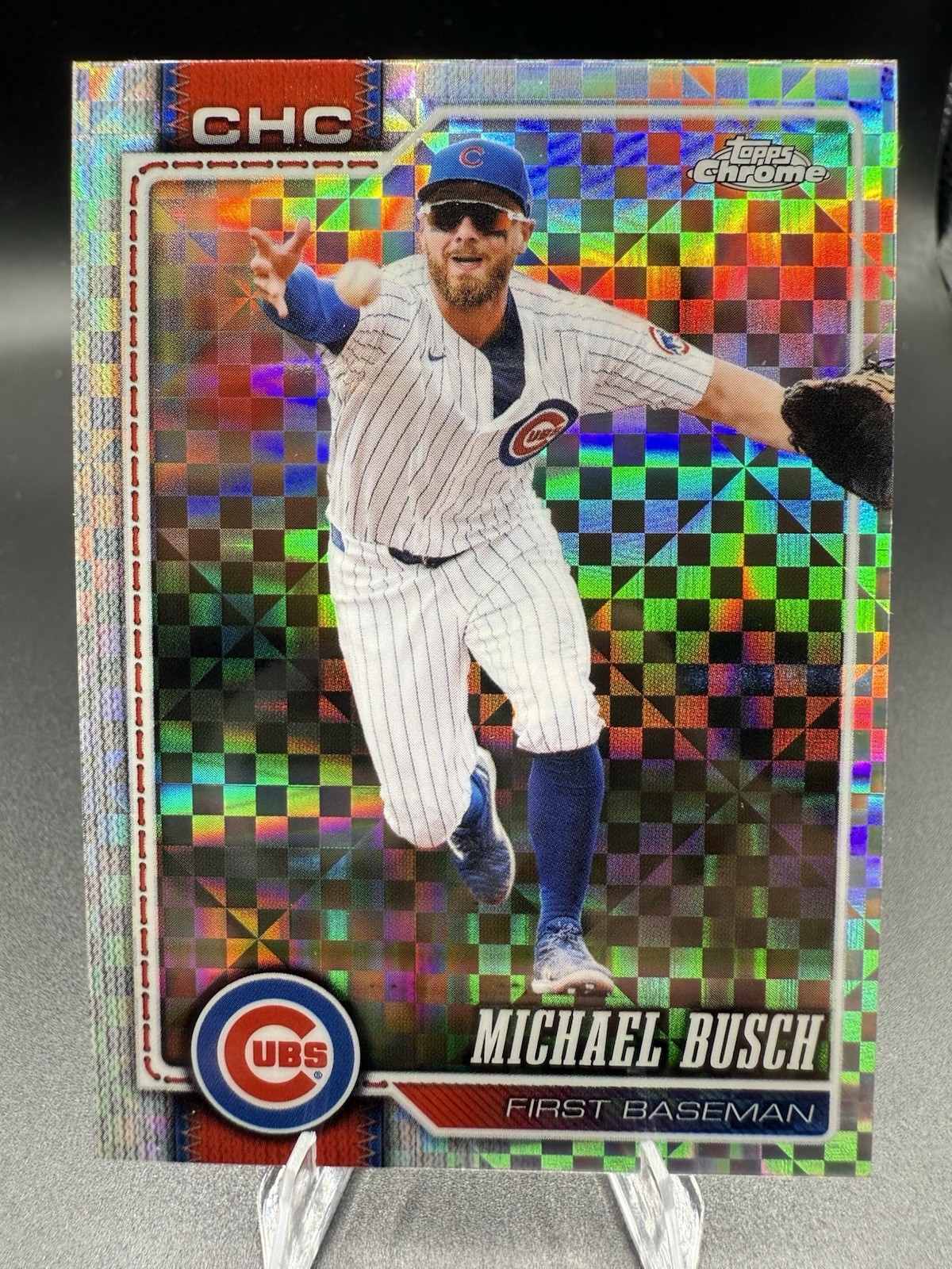 Michael Busch X-Fractor #26 2026 Topps Chrome Chicago Cubs 1B MLB