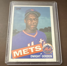 Topps 1985 Dwight Gooden New York Mets Baseball Card #620 Base Set Vintage