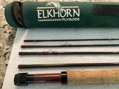 Elkhorn 5 Pc ED863-5 Traveler Fly Rod 8 6  #3 w/ Hard Case