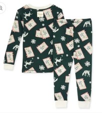 Burt  s Bees organic cotton pajamas 12 months baby - Letters to Santa
