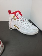 Size 4Y Nike Air Jordan 12 XII Retro FIBA Gold Red White Leather 153265-107