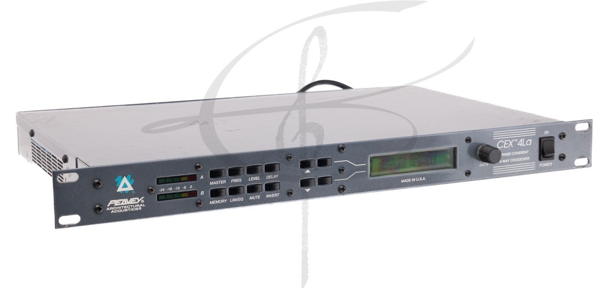 Peavey CEX-4La 4-Way Phase Coherent Digital Crossover