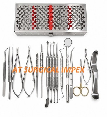 Micro Periodontal Oral Surgery Kit Dental Mucogingival Periosteal Set