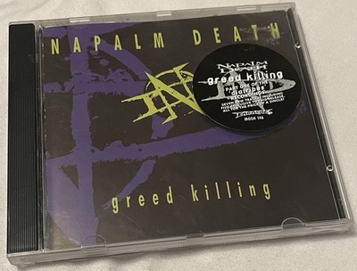 Napalm Death Greed Killing CD 1995 Earache Death Metal