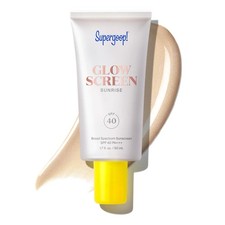 Sunscreen SPF 40 Glowscreen Sunrise 1.7 fl oz Tinted Primer Supergoop Champagne