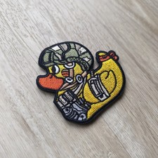 Taktische Ente | Patch Stoff Klett Aufnäher| Nato, Bundeswehr, Outdoor, Militär 