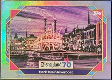 2025 Topps Disneyland 70th Anniversary #133 Mark Twain Riverboat Rainbow Foil