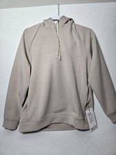 Lululemon Smooth Spacer Classic-Fit Pullover Hoodie Size S Color Light Ivory
