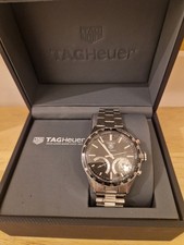 TAG Heuer Carrera Calibre S CV7A12.BA0795 Chronograph 43mm Black Dial Watch