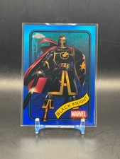 2025 Topps Chrome Marvel BLACK KNIGHT #165 Blue Refractor (074) /299 RAW
