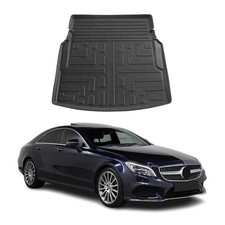 Kofferraumwanne Laderaumwanne für Mercedes CLS C218 2011-2018 Gummi TPE Schwarz