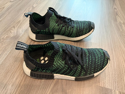 Adidas NMD_R1 STLT PK Sneakers Men's Green Boost Shoes Size 9.5 Light Wear