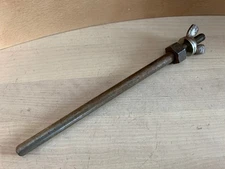 Leedy Traps Table Console Tray Percussion Arm Post Part 1920s 30s Vtg Nickel 3/8