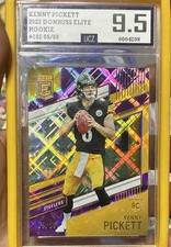 Panini 2022 Donruss Elite Kenny Pickett Steelers Purple Rookie #101 /99 UCZ