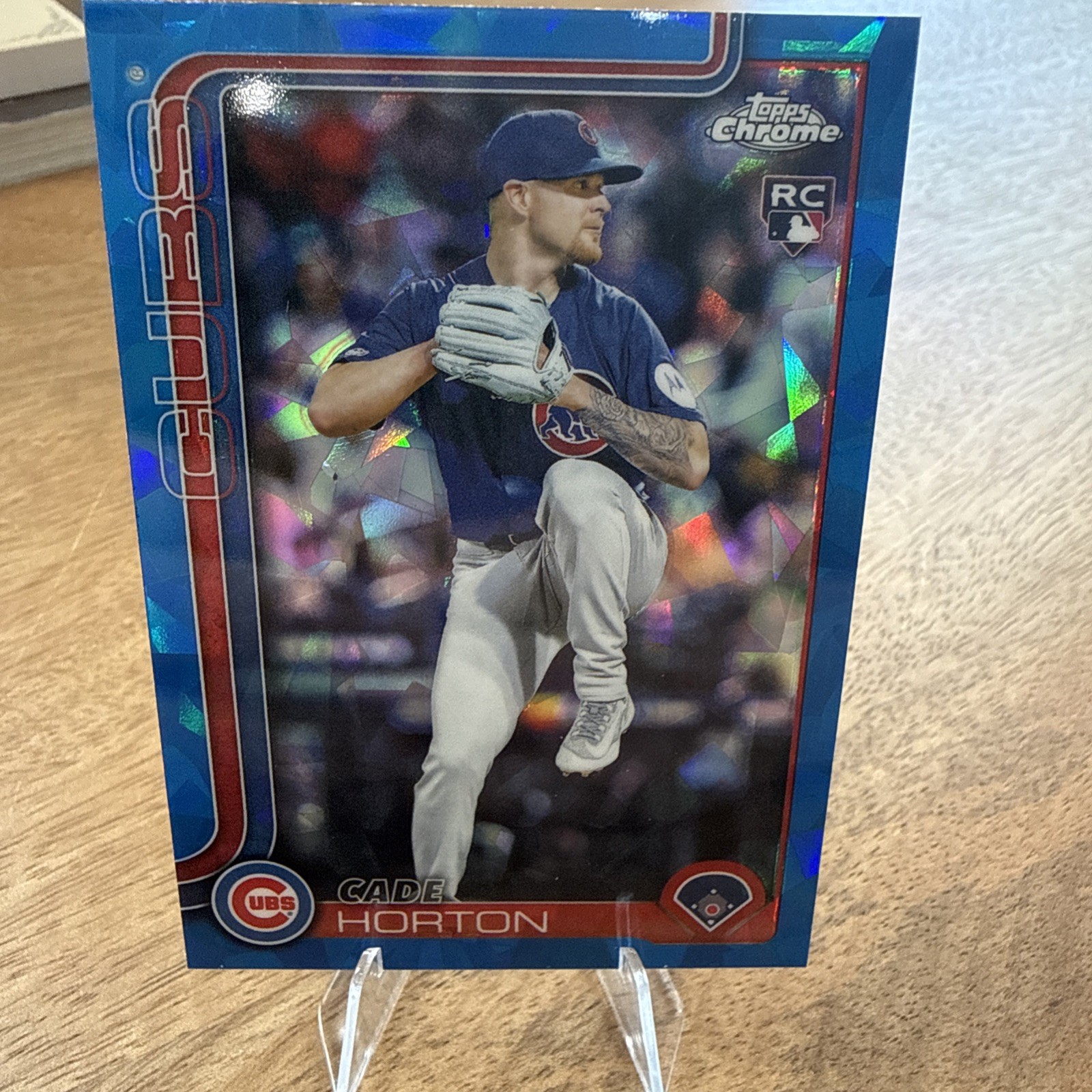 2025 Topps Chrome Update Series Sapphire Edition - Cade Horton #USC63 (RC)