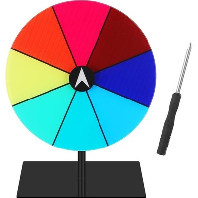 Glücksrad Spielzeug Party Glücksrad Drehen Spinning Prize Wheel bunt 20cm