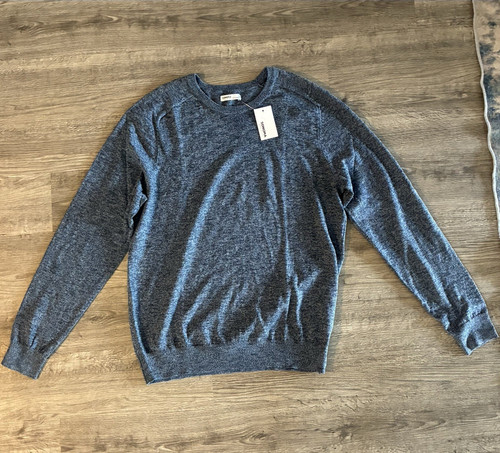 Sonoma Goods For Life Men’s Gray/blue Knit Crew Neck Pullover Sweater XL