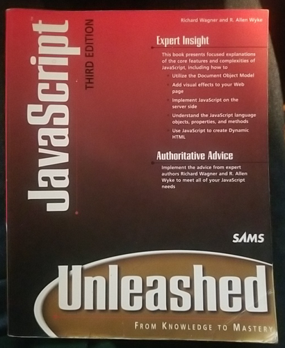 JavaScript 3rd Edition Unleashed SAMS CR 2000 Vintage Book