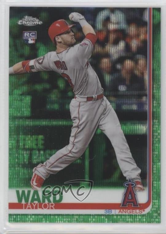 2019 Topps Chrome Green Wave Refractor 83/99 Taylor Ward #78 0zt7