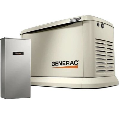 #ad Generac Guardian 26kW Standby Generator w 200 amp Transfer Switch 7291 $3197.00