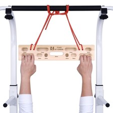 Two Stones Portable Hangboard Rock Climbing Hangboard Hang Board for Clim...