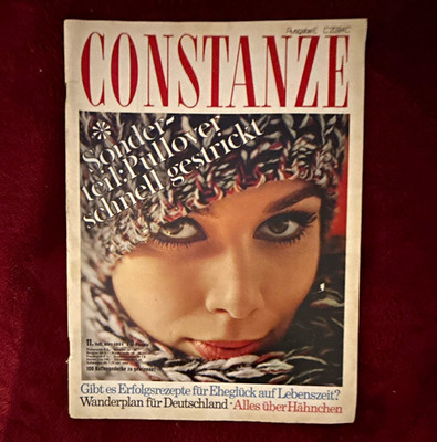 Constanze German Magazine May 1964 Issue 11 Vintage Women s Fashion & Ads