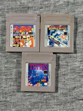 Vintage Game Boy Video Games Lot of 3 Alleyway Dr Mario Tetris Not Tested