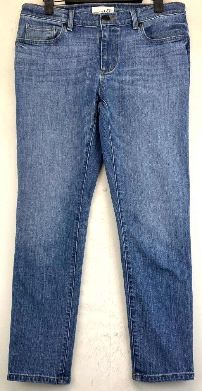 Ann Taylor Loft Jeans - Womens Size 28/6P - Blue - Relaxed Skinny (4478)