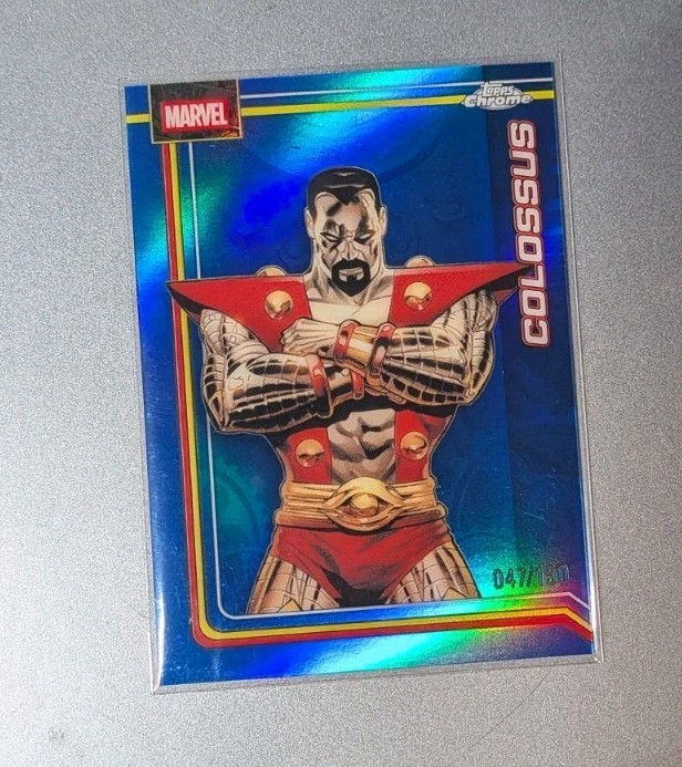 Colossus #023 Blue Refractor /150 2026 Topps Chrome Marvel