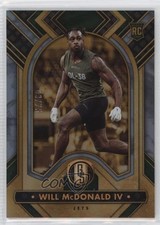 2023 Panini Gold Standard Rookies Platinum 3/75 Will McDonald IV #198 c4i