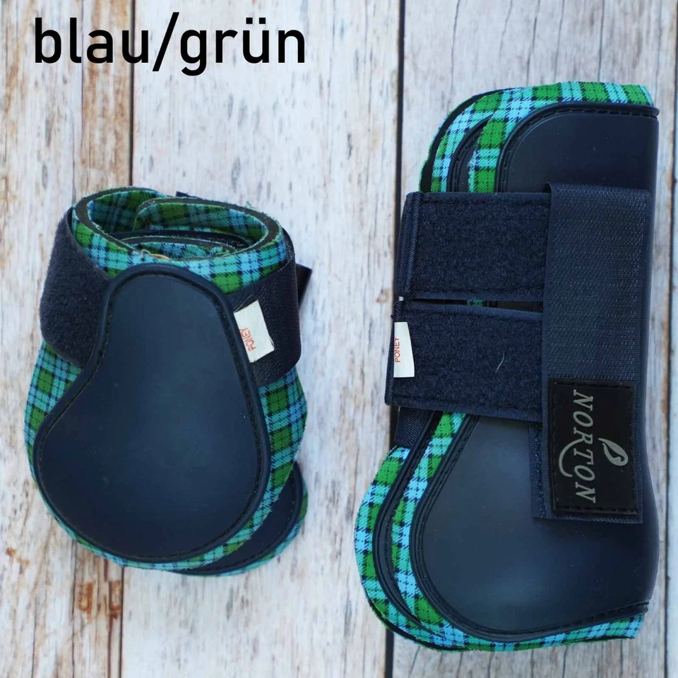 Norton Gamaschen + Streichkappen Set kariert 2. Wahl/ B Ware - Bild 3 von 4