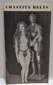Chasity Belts Brochure from Coney Island Tortures of the Middle Ages