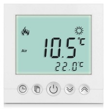 Digital Thermostat Raumthermostat Fußbodenheizung Wandheizung LED weiß      #a31