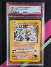 Giovanni's Machamp #6 Holo - 2000 Pokemon Gym Challenge - PSA 7 on eBay