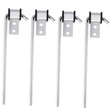 Universal Stainless Steel Exhaust Hanger Heavy-duty Exhaust Hanger Rod 4 Pack