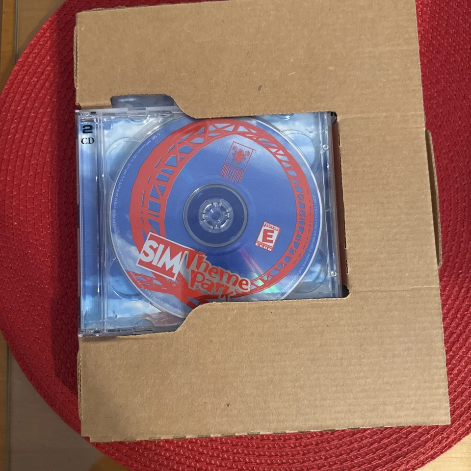 Sim Theme Park Gold Edition PC Big Box CIB Complete w/ Manual & Inserts 1999 EA - Image 2 of 3