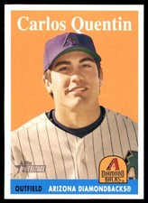 Carlos Quentin 2007 Topps Heritage #193 Diamondbacks MLB READ FREE SHIPPING