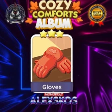 SET 15 - GLOVES - ⭐️3 MONO_POLY_MO_-GO 3 STARS STICKERS CARDS