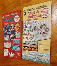 Vtg Scrapbooking 2 Pack Sayings 2 Tops Bottoms Paper Pizazz Punch Outs