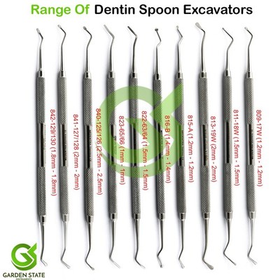 Dental Excavator Spoon Shape Restorative Composite Cavity Carious Decay Removal