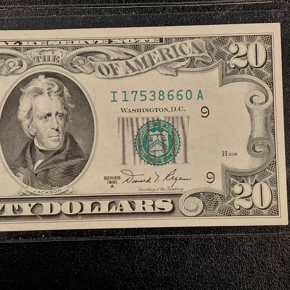 1981 A (Twenty) $20 Dollar Federal Reserve Banknote - Minneapolis, MN (Nice) - Image 2 of 4