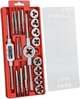 Gewindeschneider Set 20-Teilig Metrisch M3-M12 Aus Stahl FüR Metallbearbeitung