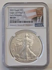 2021 EAGLE $1 EAGLE LANDING T-2 EARLY RELEASES NGC MS69 TRUMP LABEL SKU 3913-029